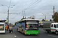 ЛАЗ-Е183А1 #2107 6-го маршрута на проспекте Гагарина в районе улицы Чугуевской