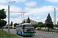 ЛАЗ-Е183А1 #2108 3-го маршрута на проспекте Гагарина в районе улицы Державинской