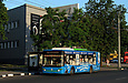 ЛАЗ-Е183А1 #2108 3-го маршрута на проспекте Гагарина в районе улицы Каштановой