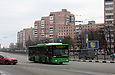 ЛАЗ-Е183А1 #2108 3-го маршрута на проспекте Гагарина возле надземного перехода