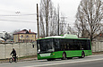 ЛАЗ-Е183А1 #2108 20-го маршрута на Юбилейном проспекте в районе улицы Бобруйской