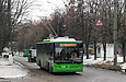 ЛАЗ-Е183А1 #2109 12-го маршрута на улице Лесопарковой в районе улицы Чкалова