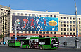 ЛАЗ-Е183А1 #2109 18-го маршрута на площади Свободы возле станции метро "Госпром"
