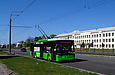 ЛАЗ-Е183А1 #2109 6-го маршрута на проспекте Гагарина между улицами Каштановой и Зерновой