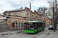 ЛАЗ-Е183А1 #2109 6-го маршрута в Лопатинском переулке возле Соляниковского переулка