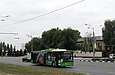 ЛАЗ-Е183А1 #2110 3-го маршрута на проспекте Гагарина напротив мясокомбината