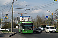 ЛАЗ-Е183А1 #2110 31-го маршрута на проспекте Льва Ландау возле улицы Ивана Камышева