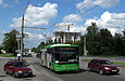 ЛАЗ-Е183А1 #2110 31-го маршрута на проспекте Льва Ландау возле улицы Автострадной