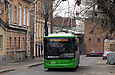 ЛАЗ-Е183А1 #2111 5-го маршрута в Соляниковском переулке за поворотом с Лопатинского переулка