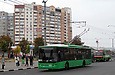 ЛАЗ-Е183А1 #3401 2-го маршрута на проспекте Людвига Свободы в районе проспекта Победы