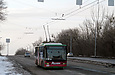 ЛАЗ-Е183А1 #3401 46-го маршрута на Московском проспекте в районе Плиточного путепровода