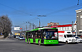ЛАЗ-Е183А1 #3402 13-го маршрута на Московском проспекте подъезжает к одноименной станции метро