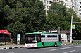 ЛАЗ-Е183А1 #3402 2-го маршрута на улице Ахсарова в районе улицы Белогорской