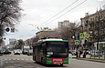 ЛАЗ-Е183А1 #3402 2-го маршрута на проспекте Науки возле улицы Бакулина