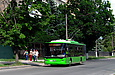 ЛАЗ-Е183А1 #3403 22-го маршрута на улице Академика Проскуры в районе остановки "Литвиновка"