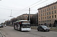ЛАЗ-Е183А1 #3403 2-го маршрута на проспекте Ленина в районе станции метро "Научная"