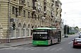 ЛАЗ-Е183А1 #3403 2-го маршрута на улице Кооперативной возле переулка Короленко