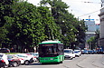 ЛАЗ-Е183А1 #3403 2-го маршрута на проспекте Независимости