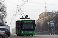 ЛАЗ-Е183А1 #3403 2-го маршрута на проспекте Науки возле перекрестка с улицами Ляпунова и Космонавтов