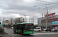 ЛАЗ-Е183А1 #3405 45-го маршрута на Московском проспекте в районе станции метро "Индустриальная"