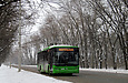 ЛАЗ-Е183А1 #3406 46-го маршрута на Московском проспекте между улицами Роганской и Плиточной