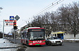 ЛАЗ-Е183А1 #3406 45-го маршрута на улице Роганская возле бульвара Ивана Каркача