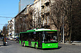 ЛАЗ-Е183А1 #3407 2-го маршрута на улице Сумской возле площади Свободы