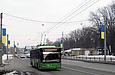ЛАЗ-Е183А1 #3407 2-го маршрута на Белгородском шоссе отправился от остановки "Лесопарк"