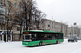 ЛАЗ-Е183А1 #3407 2-го маршрута на проспекте Науки в районе улицы Ляпунова