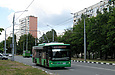 ЛАЗ-Е183А1 #3407 2-го маршрута на улице Ахсарова в районе улицы Белогорской