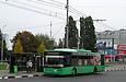 ЛАЗ-Е183А1 #3407 2-го маршрута на проспекте Людвига Свободы в районе проспекта Победы