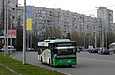 ЛАЗ-Е183А1 #3407 2-го маршрута на проспекте Людвига Свободы в районе улицы Ахсарова