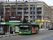 ЛАЗ-Е183А1 #3407 2-го маршрута на проспекте Науки возле станции метро "Научная"