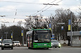 ЛАЗ-Е183А1 #3407 17-го маршрута на Белгородском шоссе возле улицы Деревянко