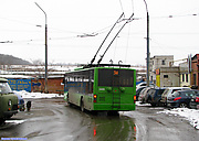 ЛАЗ-Е183А1 #3409 34-го маршрута на конечной станции "Восточная Салтовка"
