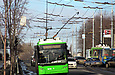 ЛАЗ-Е183А1 #3410 2-го маршрута на улице Сумской в районе Парка им. Горького