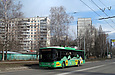 ЛАЗ-Е183А1 #3410 42-го маршрута на улице Валентиновской в районе улицы Барабашова
