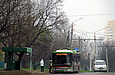 ЛАЗ-Е183А1 #3411 45-го маршрута на улице Роганской возле бульвара Ивана Каркача
