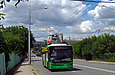 ЛАЗ-Е183А1 #3411 2-го маршрута на улице Ахсарова в районе Алексеевского моста