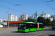 ЛАЗ-Е301D1 #2201 1-го маршрута на проспекте Маршала Жукова возле проспекта Героев Сталинграда