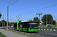 ЛАЗ-Е301D1 #2201 5-го маршрута на проспекте Гагарина в районе улицы Уссурийской