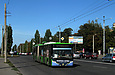 ЛАЗ-Е301D1 #2201 1-го маршрута на проспекте Петра Григоренко возле бульвара Юрьева