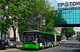 ЛАЗ-Е301D1 #2202 1-го маршрута на улице Богдана Хмельницкого возле бизнес-центра "Протон"