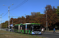 ЛАЗ-Е301D1 #2202 1-го маршрута на проспекте Петра Григоренко в районе администрации Немышлянского района