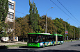 ЛАЗ-Е301D1 #2203 3-го маршрута на проспекте Героев Сталинграда в районе Зернового переулка