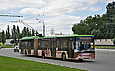 ЛАЗ-Е301D1 #2203 3-го маршрута на проспекте Гагарина в районе улицы Вишневой