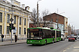 ЛАЗ-Е301D1 #2203 3-го маршрута на улице Гамарника возле улицы Кузнечной