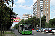 ЛАЗ-Е301D1 #2203 1-го маршрута на проспекте Петра Григоренко в районе Садового проезда
