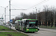 ЛАЗ-Е301D1 #2203 1-го маршрута на проспекте Петра Григоренко в районе улицы Олимпийской