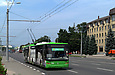 ЛАЗ-Е301D1 #2203 3-го маршрута на проспекте Гагарина в районе улицы Чугуевской
